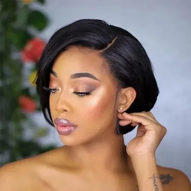Human Hair Pixie Cut Wig Human Hair Wig 13x4 Lace Bob Wig Human Hair Pre Plucked Lace Frontal Wig Straight Hair Wigs For Women_voghion.com