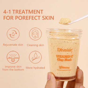 Vitamin 115g DE8092 C Brightening Mud Membrane Member Exclusive Box 144Pcs new_voghion.com