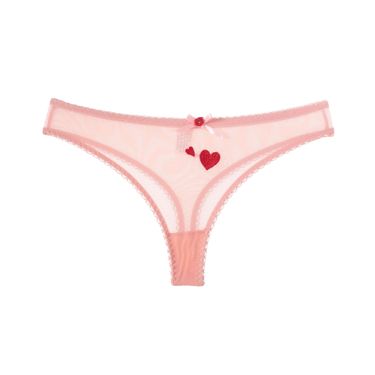 2025d Transparent Triangle Women's Underwear Embroidered Cute Mesh Lace Sexy Panties_voghion.com