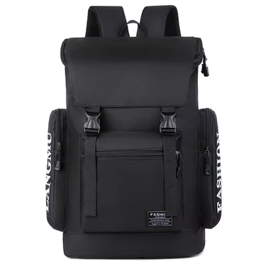 Fashion Men Simple Design Laptop Backpack High Quality Nylon Material Computer Bag_viptrois.com
