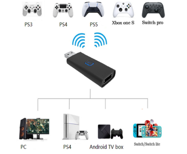 PS5 Gamepad Bluetooth Wireless Wired Adapter Supports Switch/PS/PC/Android TV Box_voghion.com