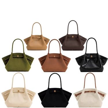 Dumpling Bun Leather Suede Underarm Bag For Women Fashion French Shoulder Bag Top-handle Bags Female Bags For WomenJW PEI_voghion.com