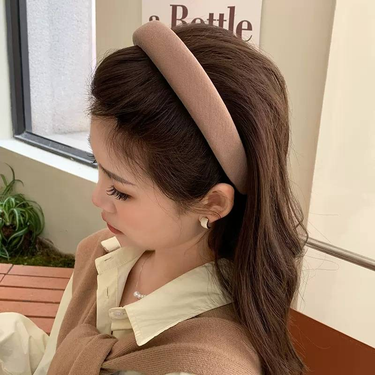 AISHG Thick Sponge Hairband Women's Girls Elegant Head Band Makeup Face Wash Hair Hoop Fashion Hair Accessories_voghion.com