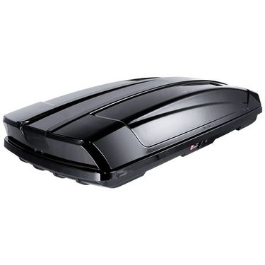 Rooftop Cargo Carrier 18 Cubic Feet Luggage Storage Box ABS For SUVs Cars_voghion.com