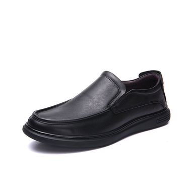 Spring leather men's loafers flat comfortable leather shoes for men_ipsvogv.com