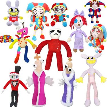 20pcs The Amazing Digital Circus Plush Toy Pomni Jax Plush Cartoon Theater Rabbit Doll Stuffed Toys Children Christmas Kids Gift_voghion.com