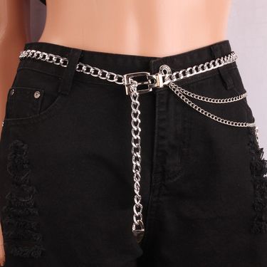 HOT Multi Layer Metal Waistbands Long Tassel Waist Dress Jeans Lady Waistband Belts Women Body Chain_voghion.com