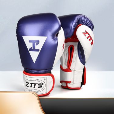 ZTTY Boxing Wholesale New Bright Leather Thickened PU Adult Children Training Competition Gloves Fighting Hand Guards_voghion.com