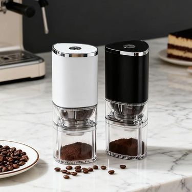 Electric Coffee Bean Grinder Small Portable Grinder Home Coffee Shop Coffee Beans Long Battery Life Grinder Machine_voghion.com