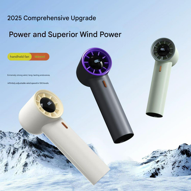 Handheld Portable Fan With Ice Cooler, Monitor, 3600mAh Rechargeable Personal Fan, Ultra Small But Powerful, Small Pocket Fan_voghion.com