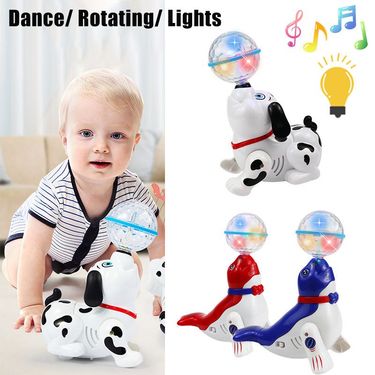 Electronic Entertaining Robot Dog Sea Lion Musical Toy For Kids Babies And_voghion.com