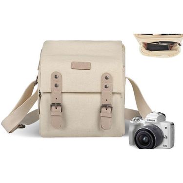 Shoulder Crossbody Bag DSLR Canvas Digital Camera Photography Bag_voghion.com