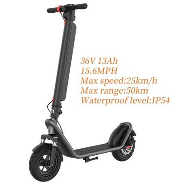 X11 Adult Electric Scooter 450W Maximum Speed 15.6 MPH, 36V13AH, 10 Inch Off-Road Tires Sport Folding Electric Scooter_voghion.com