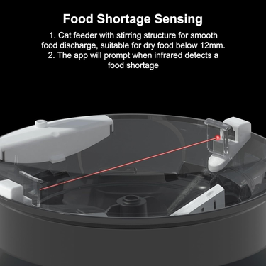 1080P HD Camera - Equipped Automatic Cat Feeder, 4L Pet Timed Dog Feeding Dispenser With Freshness Preservation And Low - Food Sensor._voghion.com