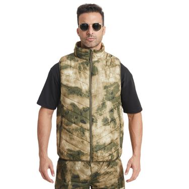 Man's clothing Casual men's sports vest outdoor camouflage warm vest_voghion.com