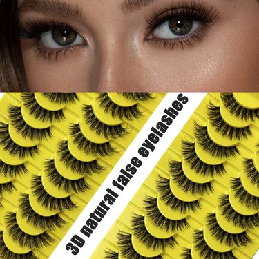 New transparent stem eyelashes naturally lengthen the whole false eyelashes_voghion.com