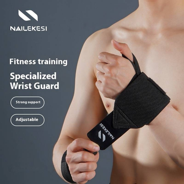 Pro-Grade Powerlifting Wrist Wraps For Men - Heavy Duty Support For Deadlifts, Bench Press & Weightlifting (Black, M/L Size, Pair) – Anti-Slip_voghion.com