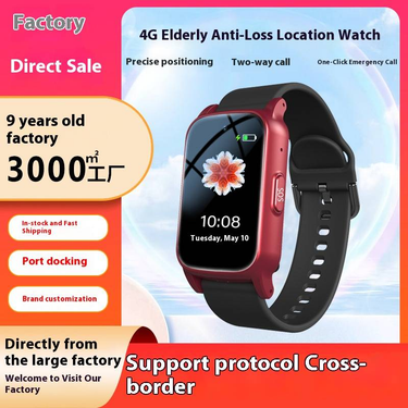 Smart Watch For Elderly With GPS Tracking, SIM Card Slot, Heart Rate & Blood Pressure Monitor, Waterproof Fitness Tracker For Men Women Kids_voghion.com