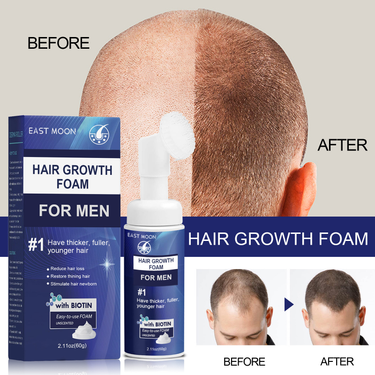 East Moon foam Men's Dense Moisturizing Care Deep Repairing Hair Root Follicles_voghion.com