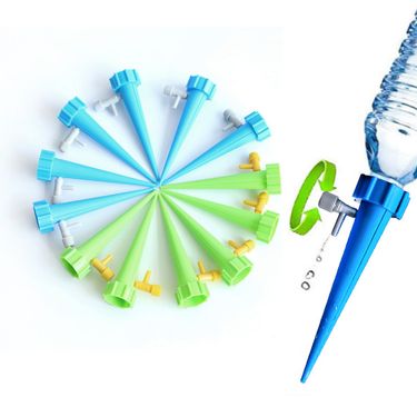 6pcs Random colors Automatic Irrigation Watering Spike for Plants Indoor Household Auto Drip Irrigation Watering System Waterer_voghion.com