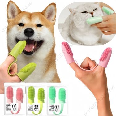 MOONBIFFY Soft Toothbrush For Dogs By PawParty Store_voghion.com