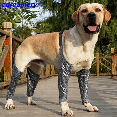 Dog Elbow Sleeves Dog Legs Protector Abrasion Resistant Dog Recovery Sleeve Four Legs Elbow Protector Waterproof Dog Leg Braces_voghion.com