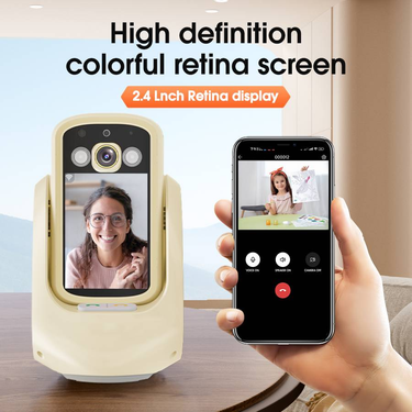 Two-way Visual Video Camera With Voice Call, One-touch Call, Home Night Vision WiFi Surveillance Camera_voghion.com