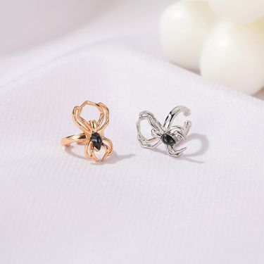 spider ear clip no ear holes for women Gothic simple animal ear bone clip earrings single_ipsvogv.com