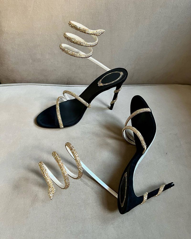 Ladies summer new dia-embellished shallow-cut high-heeled sandals_voghion.com