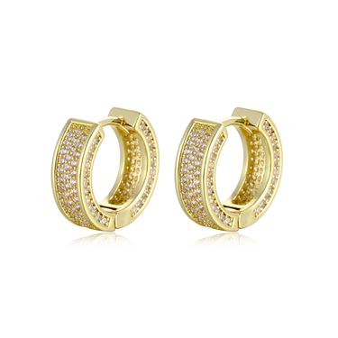 Joseph Jewelry Men's Earrings Full Diamond Zircon Ear Buckle Korean Opportunity Ear Ring Trendy Men's Fashion Design Earrings_voghion.com
