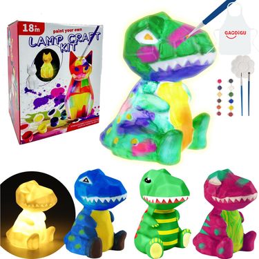 Children's Diy Painted Toys Soft Gel Luminous White Embryo Educational Early Childhood Kindergarten Birthday Gift_voghion.com