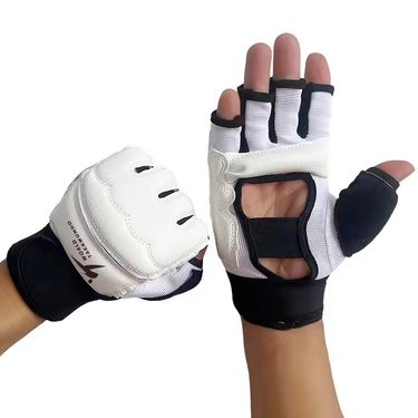 Boxing MMA Half Finger For Men Fitness Children Sanda Combat Women Wrist Protection Taekwondo Foot Gloves_voghion.com