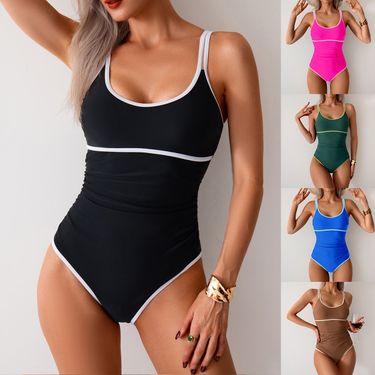 New Swimsuit Women'sFashion Quick-drying Sports One-piece Swimsuit_voghion.com
