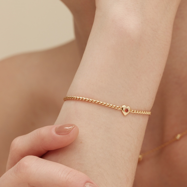 Women's Jewelry Seine Sweet Red Love Bracelet Gold Plated Light Luxury High End Hand Accessories Fashion Niche Design_voghion.com
