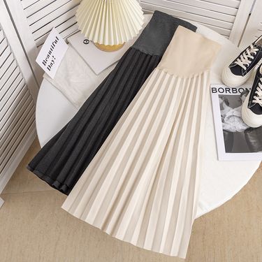 Winter Fashion Clothing for Pregnant Women Skirts Pregnancy Pants Maternity Dress_voghion.com