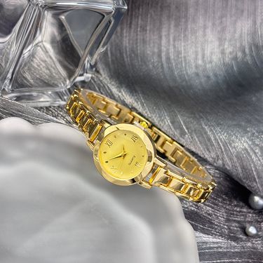 Metal Chain Round Chain Women's Watch Student Watch Women's Simple Retro Quartz Watch Work Daily Birthday Anniversary Valentine's Day Gift_voghion.com