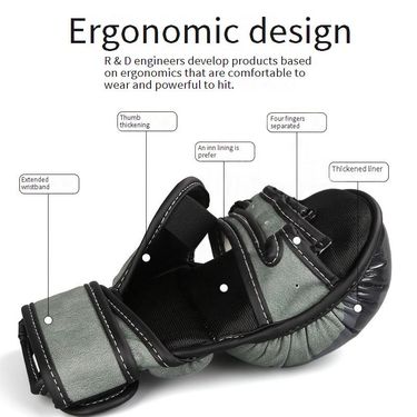 ZTTY Professional Boxing Gloves For Adults - PU Sparring Gloves With Thick Padding For MMA, Kickboxing, Martial Arts Training (Army Green, S/M/L/XL)_voghion.com