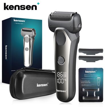 KENSEN S20 Electric Shaver For Men 3D Floating Replaceable Blade IPX6 Waterproof USB Rechargeable Shave Beard Machine Men Razor_voghion.com