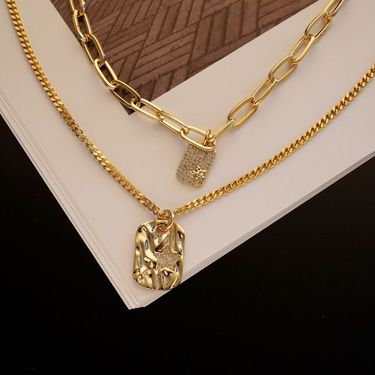 Light Niche Star Necklace Female Summer Design All Match Simple Clavicle Chain Ins Cold Style Accessories_voghion.com