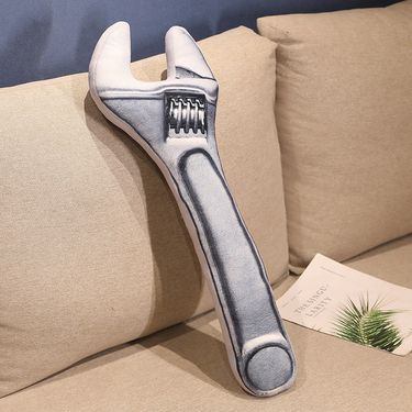 Simulation Wrench, Pillow Doll, Creative Parody Doll, Stuffed Doll, Plush Toy, Leg Brace, Sleeping Pillow For Girls_voghion.com