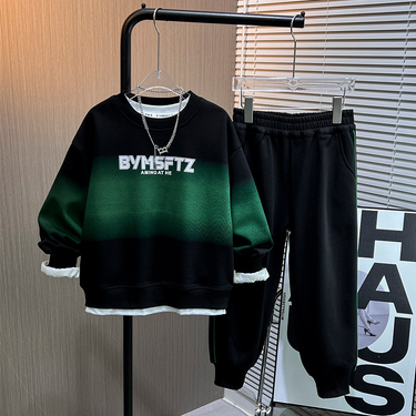 Long term available clothing men's set 2023 new mid to big boys' spring and autumn children's_voghion.com