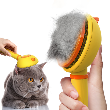 Chick Self-Cleaning Pet Hair Brush Comb - Perfect For Removing Tangles & Loose Hair, Plus Massage!_voghion.com