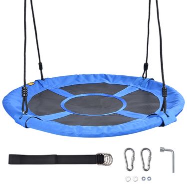 700LBS Weight Capacity 40" Flying Saucer Swing for Kids Outdoor, Large Round Tire Swings for Trees and Swingset, Strong Heavy Duty for Outside Playgro_voghion.com