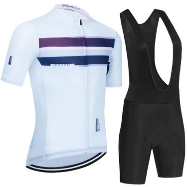 New Short Sleeve Cycling Bib Set Summer Men's Shorts Mountain Unisex Road Bike_voghion.com