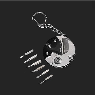 Mini Coin Folding Knife – 2.2cm Stainless Steel Blade, Keychain Multi-Tool For Camping & Everyday Carry_voghion.com