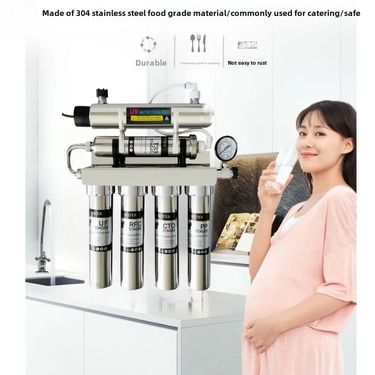 STARWELL Water Filter Stainless Steel 6-stage Kitchen Activated Carbon Soft Water Ultrafiltration UV Water Purifier Water Filter_voghion.com