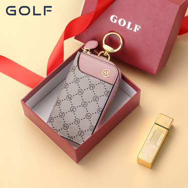 Key Bag Golf GOLF Printed Key Bag Women Fashion Card Bag Women Zipper Coin Purse Car Key Chain Bag Women_voghion.com
