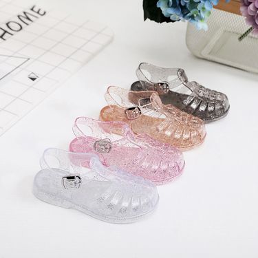 Kids Shoes 2024 children's sandals summer new beach shoes girls' baotou sandals soft soles for middle and large children students' shoes foreign trade_voghion.com