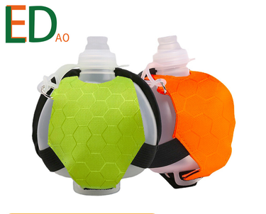 Wrist Silicone Running Handheld Bottle Outdoor Sports Cycling Portable Drinking Cup Can Hold Boiling Water_voghion.com