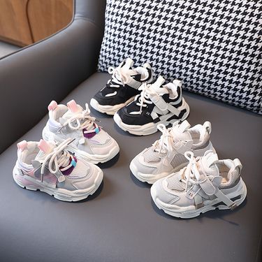 Children's Breathable Mesh Sports Shoes 1 6 Years Old 3 Boys' Dad Shoes Girls' Baby Soft Sole Baby Toddler Shoes Trendy_voghion.com